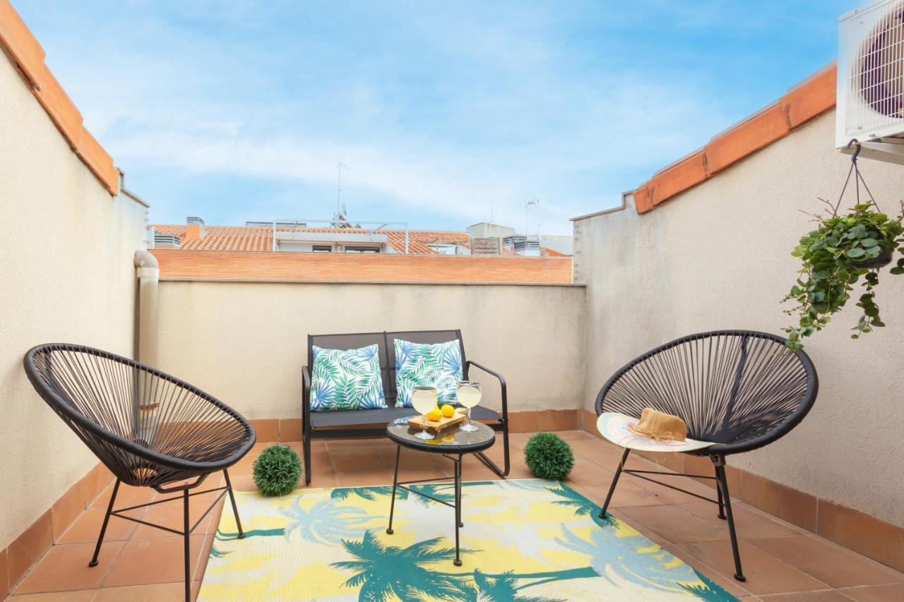 Elegante Duplex En Terrassa, Barcelona Apartment Bagian luar foto